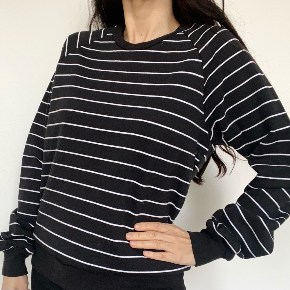 American apparel striped unisex size XS